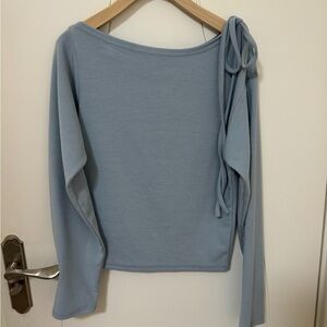 Elegant Blue Women's Top